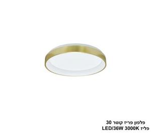 ***פלפון פריז קוטר 36W 30 פליז (25314)