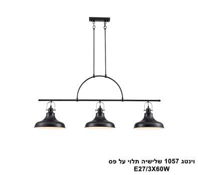 וינטג 1057 שלישיה תלוי על פס (25273)