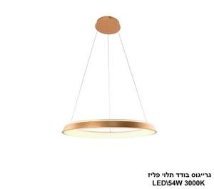 ***גרייגוס בודד תלוי פליז LED 54W (24846)