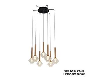 ***מאתיו צלחת תלוי LED 50W (24369)