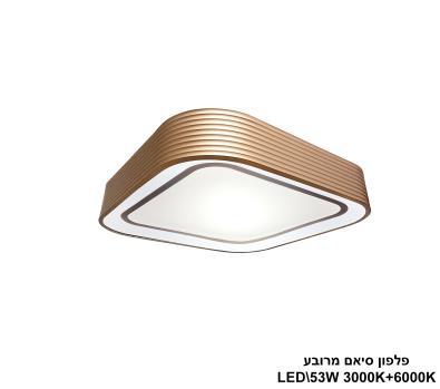 ***פלפון סיאם מרובע LED 53W (24322)