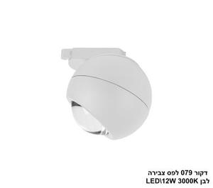***דקור 079 לפס צבירה LED 12W לבן (24101)