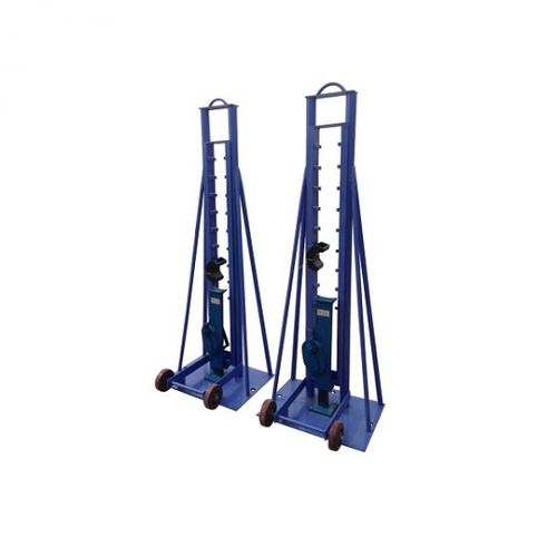 סטנד הידראולי נייד CASTOR TOOLS HTFXJ-10 לתופי כבל | עד 10 טון, קוטר תוף 900 – 3200 מ״מ