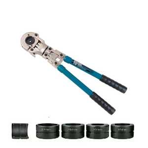 לוחץ מכפיל כוח CASTOR TOOLS לאינסטלציה | כולל 8 טבעות לחיצה