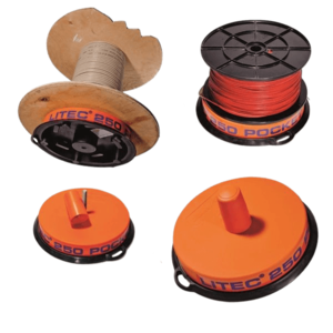 מתקן פריסת תופי כבל LITEC L-250 Pocket | כושר נשיאה עד 190 ק״ג, קומפקטי ונייד – LITEC TECHNIK