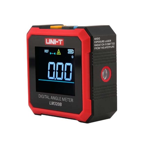 מד זווית דיגיטלי UNI-T LM-320B | פלס עם תצוגה למדידת אורך, רוחב וזווית