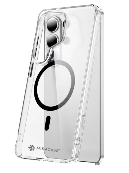 כיסוי שחור שקוף עבור Miracase Mirasafe Samsung S26 Ultra