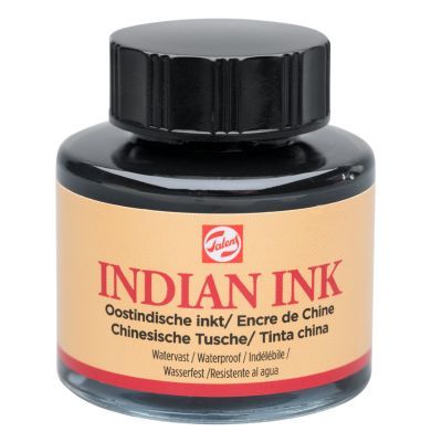 דיו שחור 30 מל Indian Ink טאלנס Talens