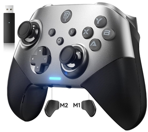באנדל | 6 שלטי Xbox | Wireless Controller בצבעים שחור, לבן וכחול