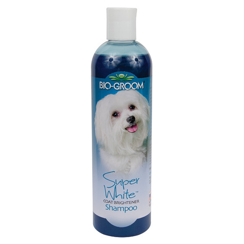 ביו גרום שמפו מלבין אל-דמע לכלבים -  Super White Coat Brightener Shampoo - בקבוק 355 מ