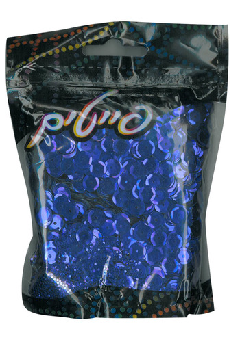 פייטים כחול מתכתי