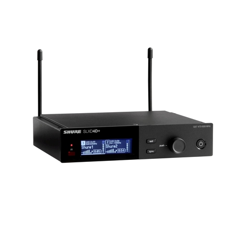 Shure SLXD14D+E-G60 – מערכת אלחוטית דיגיטלית כפולה עם 2 משדרי גוף