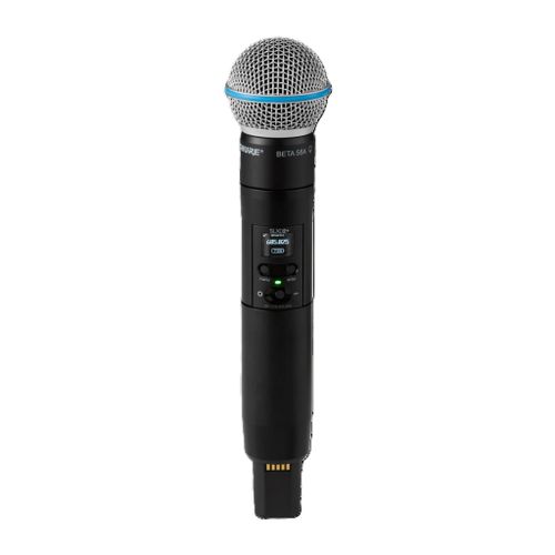 Shure SLXD24D+E/SM58-G60 – מערכת אלחוטית דיגיטלית כפולה עם 2 מיקרופוני SM58