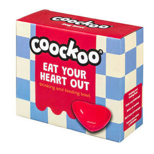 Eat your heart out - drinking and feeding bowl