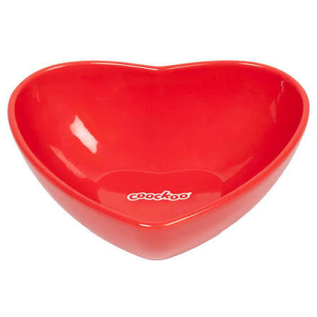 Eat your heart out - drinking and feeding bowl