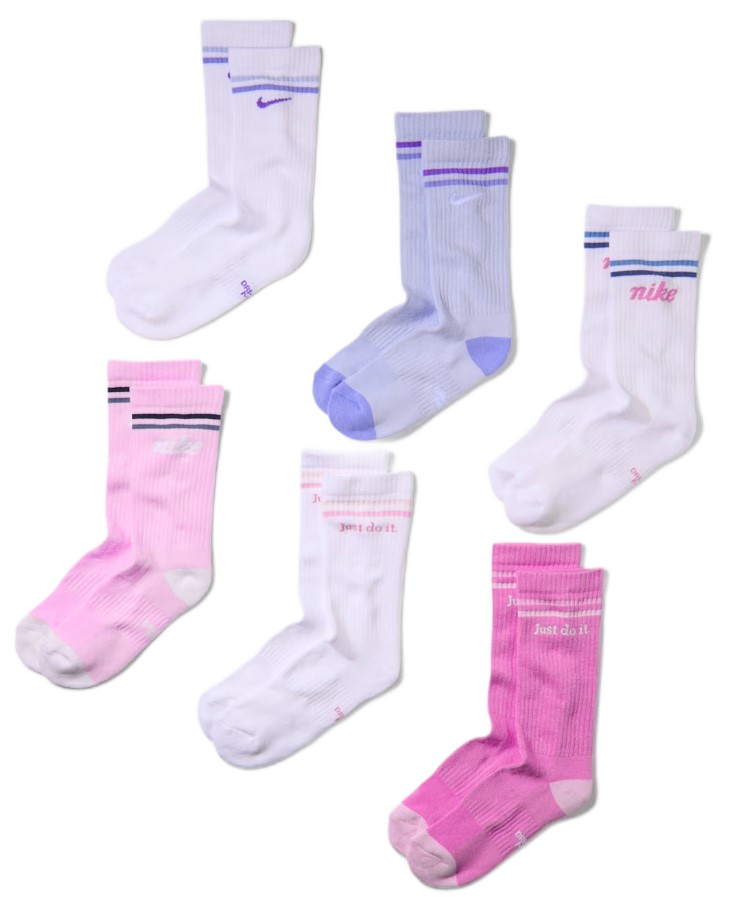 שישיית גרבי נייק Nike Cushioned Crew Socks | ילדים