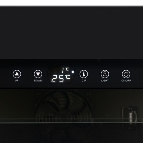 מקרר 3 מגירות דלת זכוכית לתנאי חוץ נירוסטה