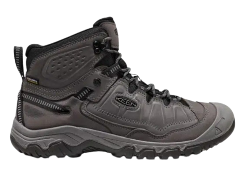 נעלי טיולים לגברים Targhee IV Mid אפור כהה - Keen