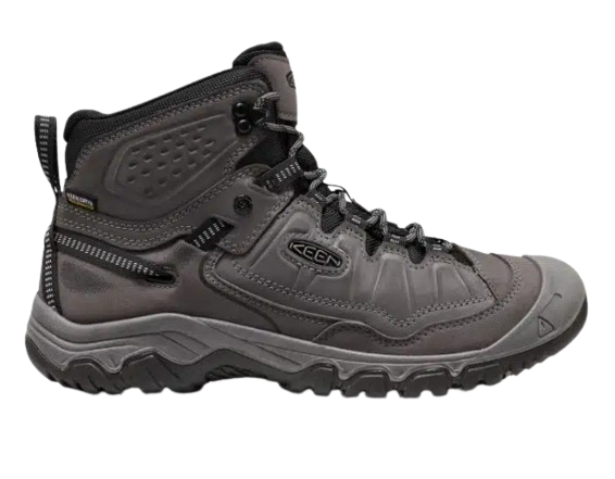 נעלי טיולים לגברים Targhee IV Mid אפור כהה - Keen