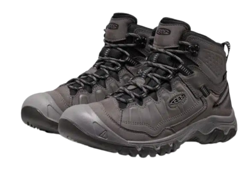 נעלי טיולים לגברים Targhee IV Mid אפור כהה - Keen