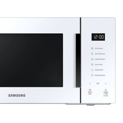 מיקרוגל דיגיטלי 23 ליטר Samsung MS23T5018AW Bespoke זכוכית לבנה