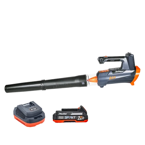  מפוח עלים נטען כולל סוללה 2AH ומטען HUNTER 102800-004 18V
