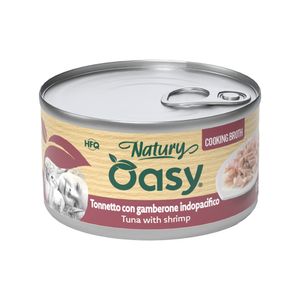 OASY מעדן NATURY חתול טונה ושרימפס 85 גר