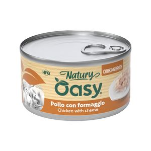 OASY מעדן NATURY חתול עוף וגבינה 85 גר