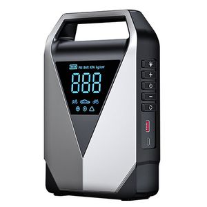 בוסטר התנעה לרכב עם קומפרסור מובנה 12000MAH