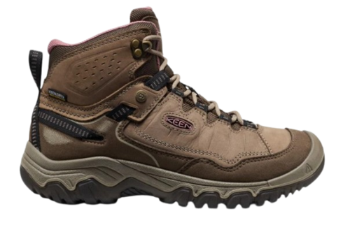 נעלי טיולים לנשים Targhee IV Mid חום בהיר - Keen
