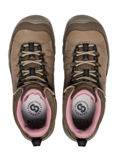 נעלי טיולים לנשים Targhee IV Mid חום בהיר - Keen