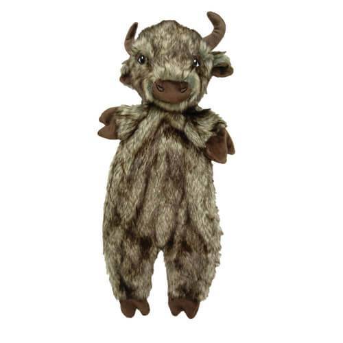בובת סקיניז באפלו בינוני ספוט | Spot Skinneeez Buffalo Medium Dog Toy