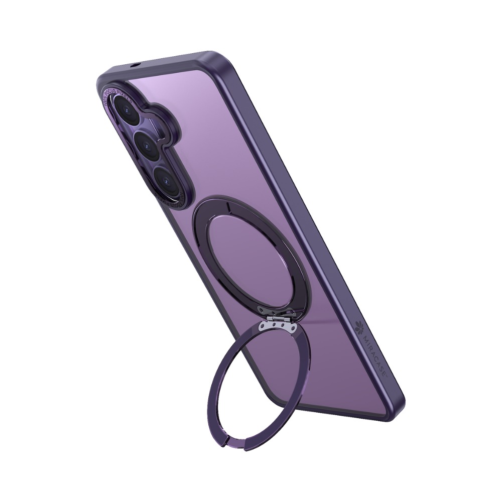 כיסוי סגול עבור Miracase Miraring Samsung S26