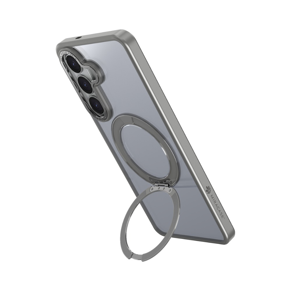 כיסוי אפור עבור Miracase Miraring Samsung S26 Plus