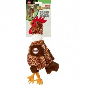 בובת סקיניז מיני תרנגול 33 ס"מ ספוט | Spot Skinneeez Mini Rooster 33cm Dog Toy