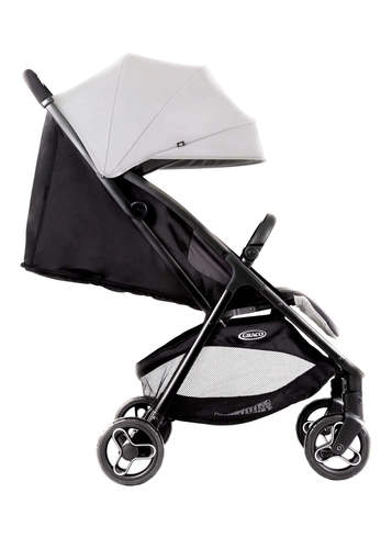טיולון קל עם קיפול אוטומטי Myavo Steeple Grey שחור/אפור בהיר Graco