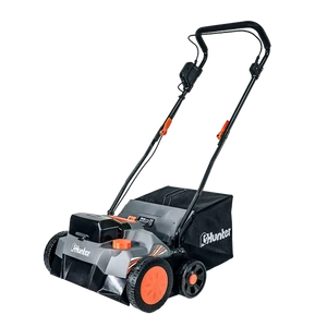 מסרק דשא סינטטי נטען 2x18V מטאטא ומחדש כולל 2 סוללות 4Ah ומטען כפול Hunter 102910-003