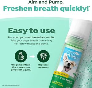 TropiClean Oral Care Foam 133ml