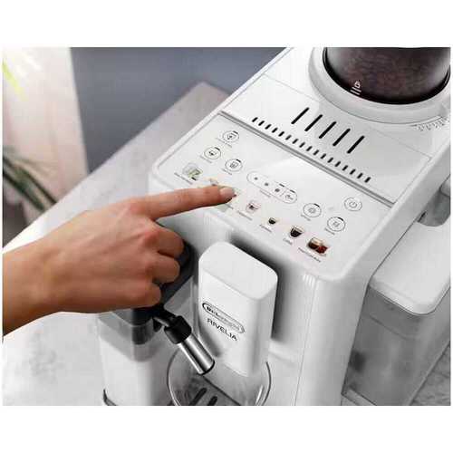 מכונת אספרסו אוטומטית Delonghi Rivelia Start EXAM420.55.WXL לבן ארקטי