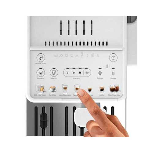 מכונת אספרסו אוטומטית Delonghi Rivelia Start EXAM420.55.WXL לבן ארקטי