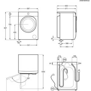 מכונת כביסה Electrolux EF85947VM אלקטרולוקס