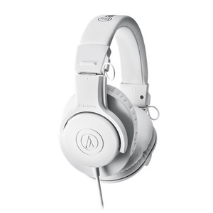 אוזניות סטודיו ATH-M20XWH - לבן