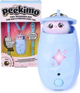 בובת חיית מחמד אינטראקטיבית פיקימו Peekimo עם מעל 100 תגובות, קולות ואורות - תכלת