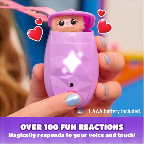 בובת חיית מחמד אינטראקטיבית פיקימו Peekimo עם מעל 100 תגובות, קולות ואורות - תכלת