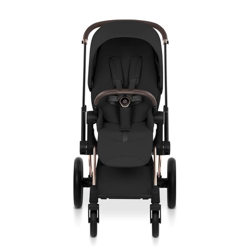 עגלת תינוק פריאם Cybex Priam 5 שחור, שלדה רוזגולד – השילוב המושלם בין יוקרה, חדשנות ונוחות ללא פשרות