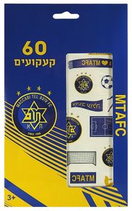 60 קעקועים זמניים לילדים - מכבי ת"א
