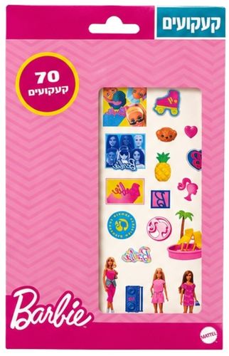 70 קעקועים זמניים לילדים - ברבי