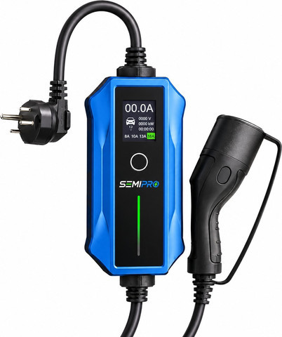 מטען נייד לרכב חשמלי Semicom SE-EV-3.7KW-Z