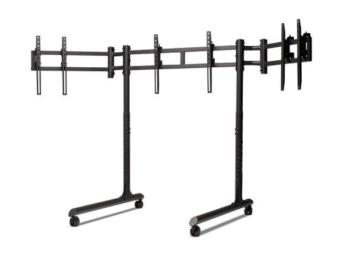 מעמד ל-3 מסכים Next Level Racing Round Tube Freestanding Triple Monitor Stand