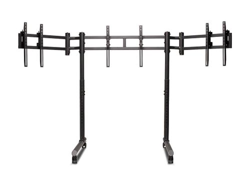 מעמד ל-3 מסכים Next Level Racing Round Tube Freestanding Triple Monitor Stand